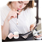 Beavorty 2pcs Portable Loose Powder Storage Case Travel Makeup Powder Box and Airtight Design and Blusher for Daily Makeup Use