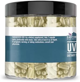 Earthborn Elements Uva Ursi 200 Capsules, Pure & Undiluted, No Additives