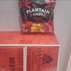 Olu Olu Yellow Plantain Chips Sweet Chilli Flavor - Pack of 24