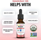 Dr. Green Mom Immunity Boost - Herbal Immune Support Supplement for Babies, Toddlers and Children - Liquid Drops with Organic Echinacea, Elderberry, Astragalus & Vitamin C
