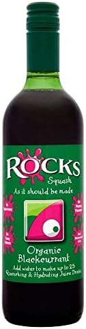 Rocks Organic Blackcurrant Squash 740ml