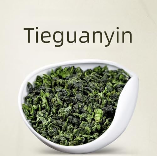 MOORCHOCO TieGuanYin Oolong Tea Loose Leaf, Iron Goddess of Mercy, 17.63 oz-500g, From Anxi Fujian (乌龙铁观音500g)