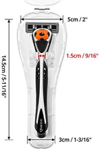 QSHAVE - Portable Travel Razor Protector Hard Case for Manual Razor System (6-1/2" X 2-1/2" X 1"), 1PC, (No Razor In)