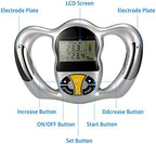 Digital Body Fat Analyzer, Electronic BMI Handheld Body Fat Monitor with LCD Display Body Fat Measuring Instrument BMI Meter Portable Multi-Function Health Monitor for Personal Health