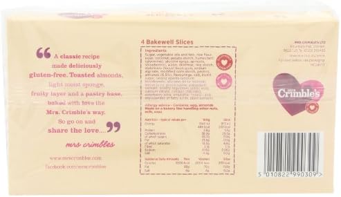 Mrs Crimbles Mrs Crimble's 4 Bakewell Slices (Pack Of 9)