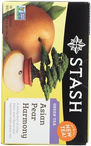 Asian Pear Harmony GreenTea Stash Tea 18 Bag