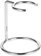 1 Piece Metal Shaving Brush and Razor Holder Shave Brush Stand Beard Brush Holder Razor Holder Stand Razor Brush Holder for Razor Storage Men's Shaving Tool, Silver