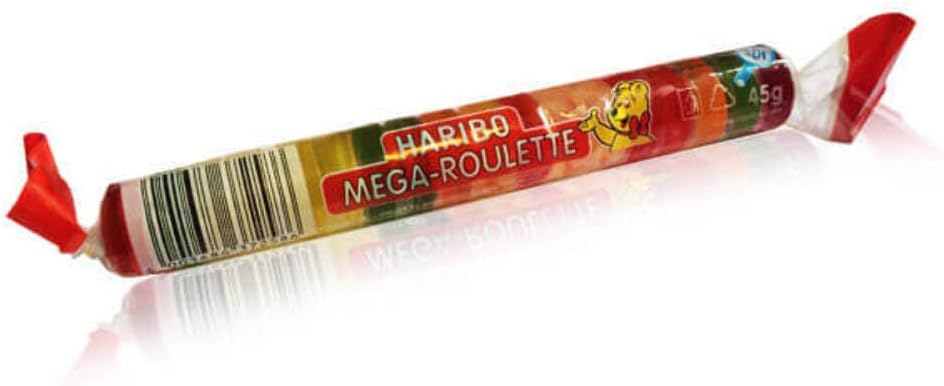 Haribo Gummi Roulettes, Mega-Roulette, 1.59 oz