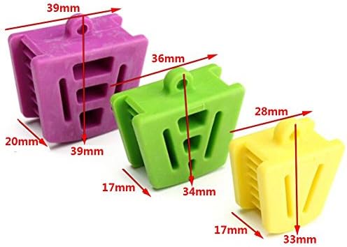 RZJZGZ Dental Oral Silicone Mouth Prop Bite Blocks Latex Free Cheek Retractor (6 Count/pack)