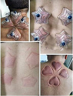 10Pcs Heart and Star Shaped Cupping Cups 1 Cupping Gun Plastic Vacuum Cupping Therapy Set Cupping Kit Massager with Box