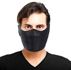 Balaclava Half Face Mask Adjustable Fastener Windproof Men Women for Skiing Snowboarding Motorcycling Winter Face Mask Outdoor Sports Highly Breathable (Half-face)