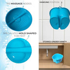 Mantello Foot Bath, Extra Large, Foot Soaking Tub - Pedicure Bowl - Foot Soak Tub (Blue)