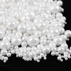 White Pearls Sprinkles for Cake Decorating 3.5 Ounces, Edible Sugar Candy Cupcake Topper, Cookies, Ice Cream Toppings Cake Decorations for Wedding Party Anniversary