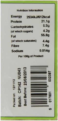 Suma Organic Ground Almonds 250 g (Pack of 6)