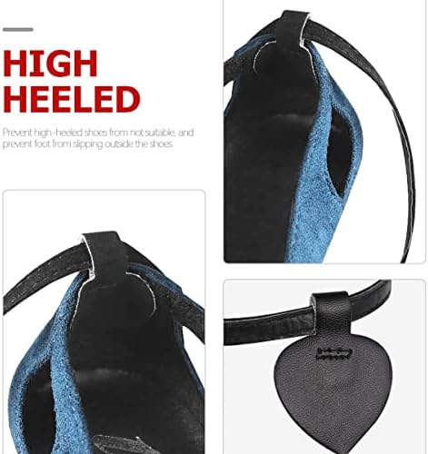 LALAFINA Women High Heels Adhesive Liner Pads 6 Pairs Heart Shaped Heel Cushions Prevent Slipping and Improve Comfort for Dance and Daily Wear