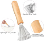Comb and Brush Cleaner Tool Set - 3 Pieces with Rake Design for Home and Salon Use