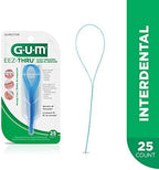 GUM EEZ-Thru Floss Threaders, Dental Flossers for Braces, Bridges, & Implants
