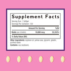 Doctor's Recipes Biotin 10,000mcg, High Potency Vitamin B7 for Hair, Skin & Nail Support, Non-GMO, Optimal Solutions Hair Vitamin with Biotin, for Women and Men, 120 Softgels