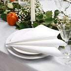 LEKOCH 100-Pack Premium Airlaid Napkins & Guest Towels - 16x16 Inch Large Linen-Feel Disposable Paper | Ultra Soft, Absorbent & Cloth-Like | For Dinner, Wedding, Party, Kitchen, Bathroom