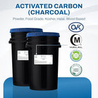 Lab Alley Activated Charcoal Powder, Food Grade, Kosher Certified, Halal, Wood Based, Ideal for Water & Air Filtration, Detoxifying Skincare Products, and Odor Control (5 Pounds)
