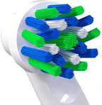 Alayna Replacement Brush Heads Compatible with Oral-B Braun – Pack of 4 Cross Bristle Electric Toothbrush Replacement Heads – Fits Most Oral-B Handles