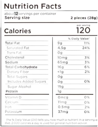 Sugar Free Chocolate Toffee Delight-1 lb Deliciously Crafted for a Guilt-Free Indulgence Made with Stevia Extract-Perfect for Health-Conscious Chocolate Lovers(16 oz)