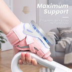 New Upgraded 2 in 1 Thumb Brace, Removable Thumb Spica Splint Left Right Hand with 3 Level Stability, Reversible Thumb Support for CMC, De Quervain’s Tendonitis, Trigger Thumb (M/L, Pink)