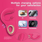 Quiet Powerful 10 Modes Small Silicone Massage Rod Portable & Handheld Personal Tool for Quick Relaxationn SF03002