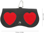 Didiseaon Cartoon Sunglasses Storage Pouch Case Design Portable Eyeglass Sleeve Protective Bag for Outdoor Use