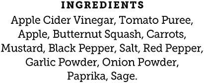 True Made Foods Carolina Red Barbecue Sauce, Spicy and Tangy, No Sugar Added, Keto, Whole30, Paleo (18oz, 1 Pack)