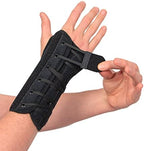 Ultimate Lacing Wrist Brace Orthosis – Compression Wrist Support Brace for Carpal Tunnel with Lacing Pull Tabs & Removable Stays – Breathable & Hypoallergenic Design (Left - X-Small)
