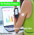 Sensor Covers for Libre 1/2/3, 40 Pack Waterproof Adhesive Patches,Transparent Tape Long Lasting Without Hole & Glue in The Center CGM Adhesive Patch - Enlite-Guardian-Freestyle Libre 14 Day Sensor