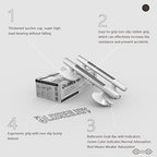 Shower Handles for Elderly Suction, 2 Pack Grab Bars for Bathtubs and Showers, Suction Grab Bars for Shower, Heavy Duty No Drilling Shower Bars Safety for Seniors
