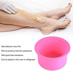 Hair Removal Waxing Bowl, Silicone Heat Resistant Wax Warmer Replacement Pot, Reusable Wax Bowl Removable Waxing Bowls For Hair Removal