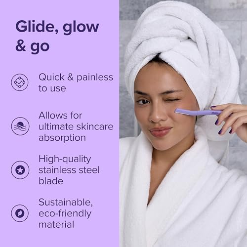 Face Razors Women, Eyebrow Razor & Brow Shaper, Microblades for Facial Hair, Eye Brow Shaver, Dermaplane Razor Women Face, Beauty Razors, Eyebrow Blades