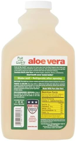 Organic Original Aloe Vera Drink, 32 Fl Oz - 2 Pack (Total 64 Fl Oz)