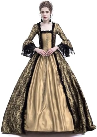 Women's Victorian Dress 1800s Rococo Ball Gown Inspiration Maiden Costume Masquerade Theme Dresses Halloween Cosplay