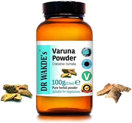 DR WAKDE'S Varuna Powder (Crataeva nurvula) - 100g (3.5oz) | Pure, Raw & Dried Powder | Natural Aroma and Freshness | Fine Powder | Vegan | Premium Grade | Nothing Added, Nothing Removed