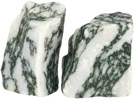 Amazing Gemstone Tree Agate Raw Crystals and Healing Stones, Natural Rocks for Tumbling and DIY Raw Stones and Crystals (1 Piece)