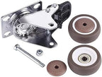 SBCC Universal Wheel Silent Wheel, Trolley Wheel with Brake, 1.5 Inch, 4 Casters (Color : A)