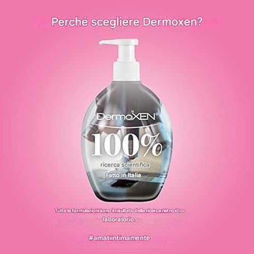 DERMOXEN 4 GIRLS Intimate Pediatric Cleanser for Children 2-13 Years. Gentle Intimate Soap against Itching and Redness. Without Sles, Parabens, Allergens. 200 ml