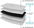 Safe+Mate (10 Pack) PM 2.5 Carbon Filter Replacement Inserts for Adult Cloth Masks