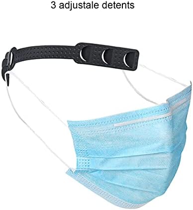 Ear Savers for Masks - Mask Holders to Protect Ears, Mask Straps for Back of Head, Face Mask Extender Strap, Mask Hooks Behind Head (8pcs, Multicolor)