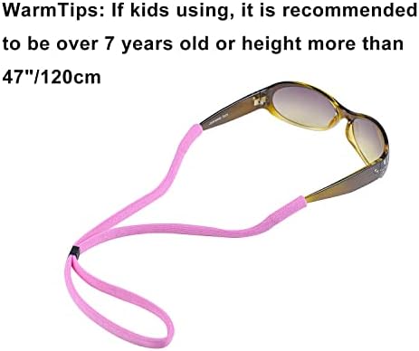 Kids Glasses Strap and Sunglasses Strap Universal Fit for Kids and Men Women, Glasses Band and Colorful Eyeglasses Strap to Boys Girls Skin Friendly Materials Safe and Comfortable Style 6 Pack