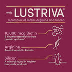 Nature's Bounty Optimal Solutions Hair Growth Supplement with Biotin, Hair Growth Vitamins with Biotin Silicon & Arginine, 1 Per Day, 30 Capsules, One Month Supply