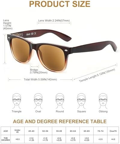 LADEESSE 3 Pack Reading Sunglasses for Women, UV400 Sun Readers Glasses Spring Hinge Outdoor Sunglasses(Not bifocal)