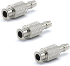 3PCS Metal NIBP Cuff Connector, BP04 Blood Pressure Monitor Cuff Connector, Air Hose Adapter