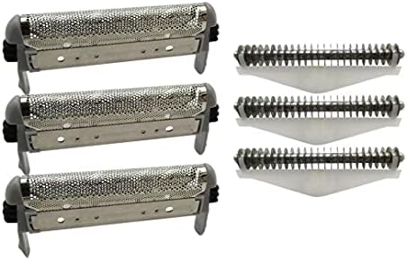 Foil and Cutter Set Compatible with Remington MicroScreen 3 TCT MS3-2000, MS3-2700, MS3-3000, MS3-3500, MS3-3700, MS3-4000