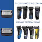 2PCS Shaver Replacement Blades Compatible with Remington Shaver Foil SPF-PF Head and Cutter Assembly for Remington PF7580,PF7400,PF7500,and PF7600 Foil Shavers,Black
