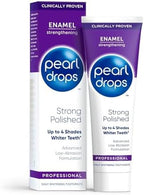 Pearl Drops Strong White Toothpaste, Polished Mint Flavour, Clinically Proven Whitening, Low Abrasion, Daily Use Formula, 75ml